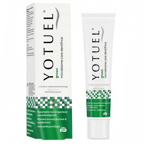 YOTUEL GREEN MICROBIOME CARE TOOTHPASTE ΛΕΥΚΑΝΤΙΚΗ ΟΔΟΝΤΟΚΡEMA 75ml