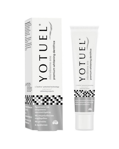 YOTUEL MICROBIOME ONE PREMIUM WHITENING TOOTHPASTE ΛΕΥΚΑΝΤΙΚΗ ΟΔΟΝΤΟΚΡEMA 75ml