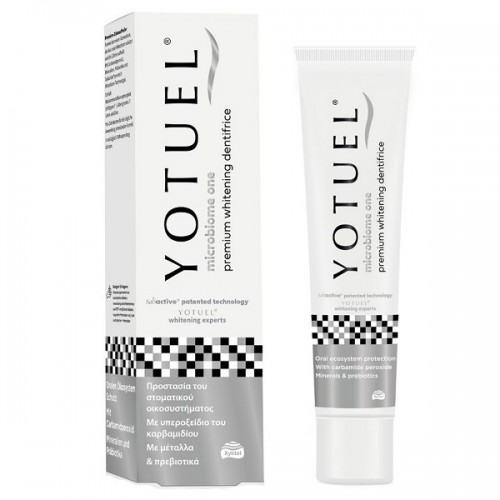 YOTUEL MICROBIOME ONE PREMIUM WHITENING TOOTHPASTE ΛΕΥΚΑΝΤΙΚΗ ΟΔΟΝΤΟΚΡEMA 75ml