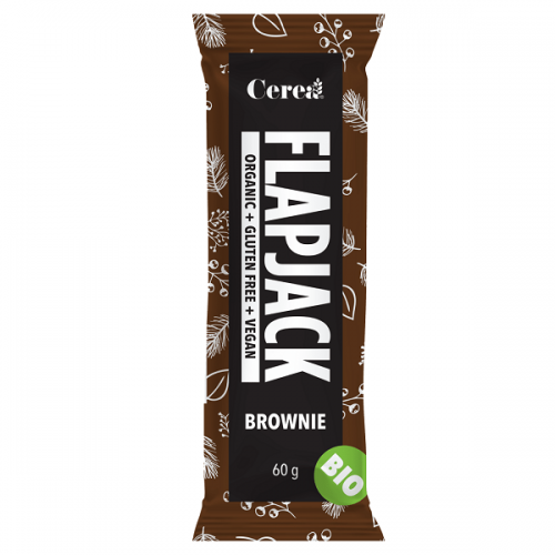 CEREA ΜΠΑΡΑ FLAPJACK BROWIE ΧΩΡΙΣ ΓΛΟΥΤΕΝΗ BIO 60g