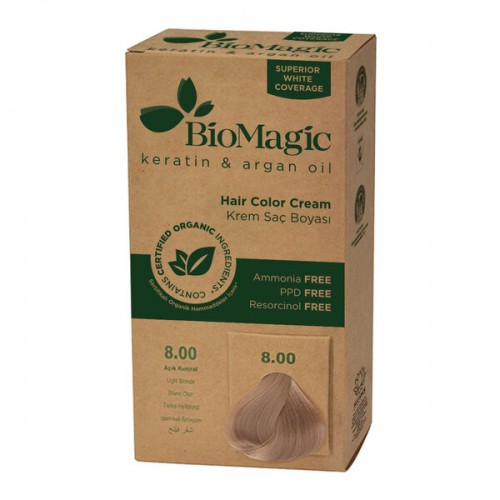 BIOMAGIC HAIR COLOR CREAM 8.00 / LIGHT BLONDE