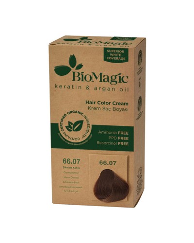 BIOMAGIC HAIR COLOR CREAM 66.07 / CHOCOLATE BROWN