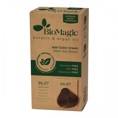 BIOMAGIC HAIR COLOR CREAM 66.07 / CHOCOLATE BROWN