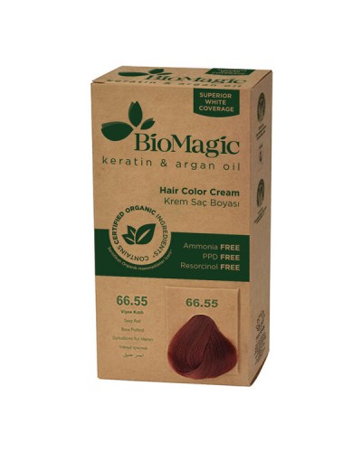 BIOMAGIC HAIR COLOR CREAM 66.55 / DEEP RED