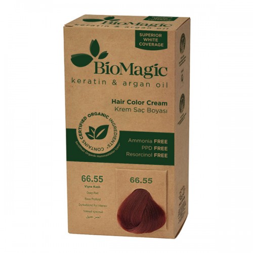 BIOMAGIC HAIR COLOR CREAM 66.55 / DEEP RED