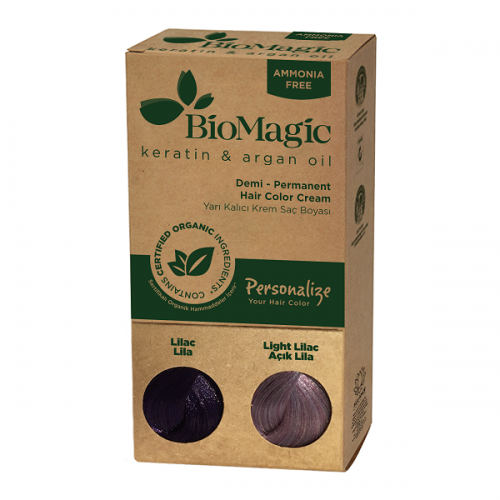 BIOMAGIC HAIR COLOR CREAM PERSONALIZE YOUR HAIR COLOR LILAC 