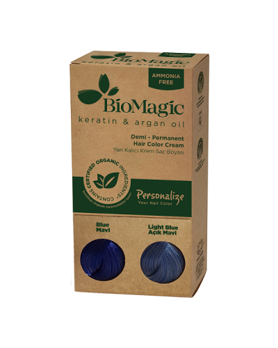 BIOMAGIC HAIR COLOR CREAM PERSONALIZE YOUR HAIR COLOR BLUE