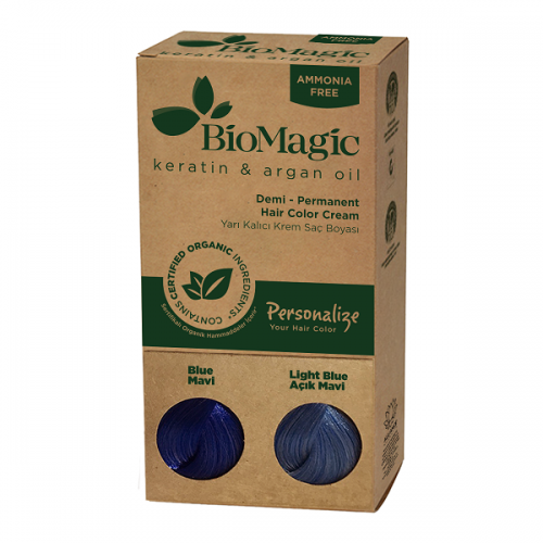 BIOMAGIC HAIR COLOR CREAM PERSONALIZE YOUR HAIR COLOR BLUE