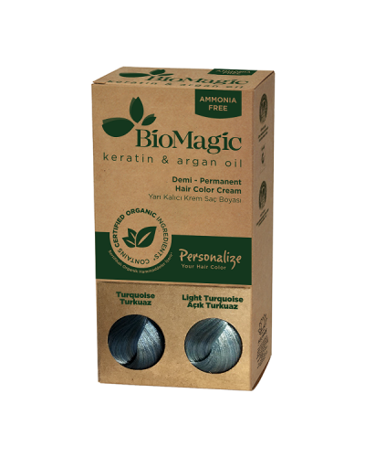 BIOMAGIC HAIR COLOR CREAM PERSONALIZE YOUR HAIR COLOR TURQUOISE