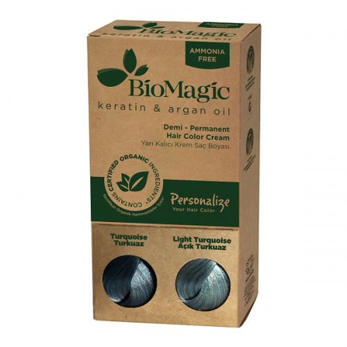 BIOMAGIC HAIR COLOR CREAM PERSONALIZE YOUR HAIR COLOR TURQUOISE 