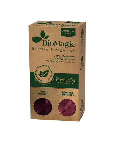 BIOMAGIC HAIR COLOR CREAM PERSONALIZE YOUR HAIR COLOR PINK