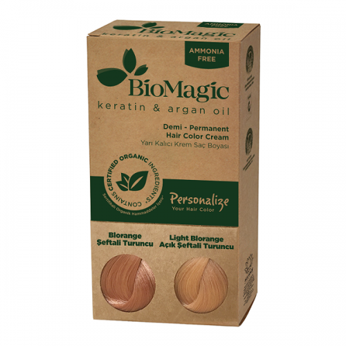 BIOMAGIC HAIR COLOR CREAM PERSONALIZE YOUR HAIR COLOR BLORANGE 