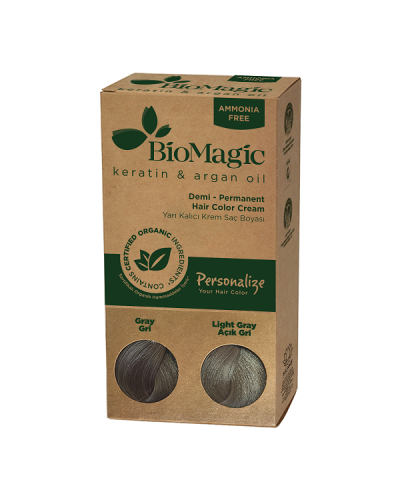 BIOMAGIC HAIR COLOR CREAM PERSONALIZE YOUR HAIR COLOR GRAY