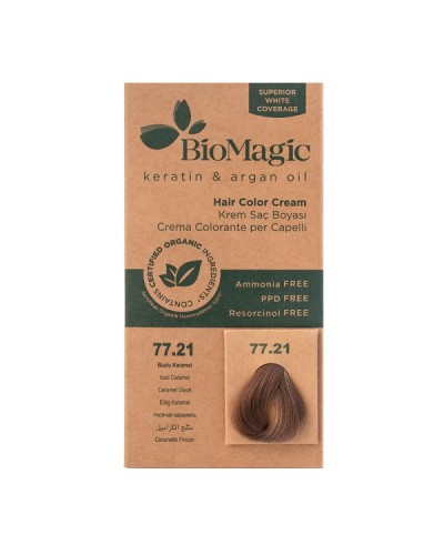 BIOMAGIC HAIR COLOR CREAM 77.21 / ICED CARAMEL