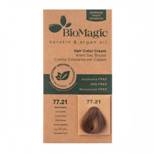 BIOMAGIC HAIR COLOR CREAM 77.21 / ICED CARAMEL