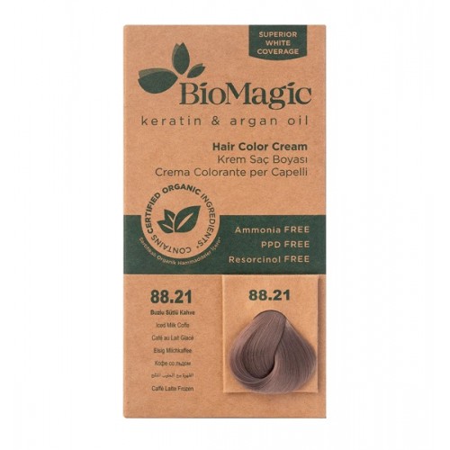 BIOMAGIC HAIR COLOR CREAM 88.21 / ICED MILK COFFEE