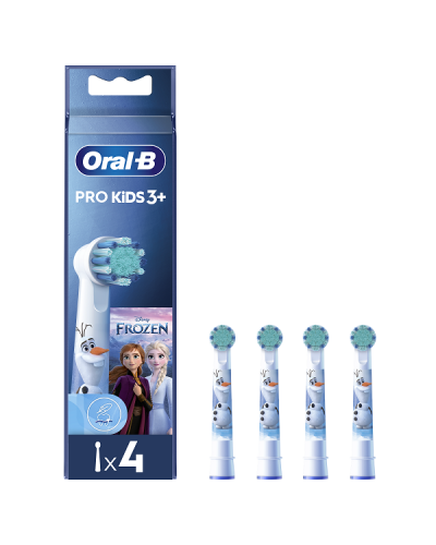 ORAL-B KIDS PRO ΑΝΤΑΛΛΑΚΤΙΚΕΣ ΚΕΦΑΛΕΣ ΠΑΙΔΙΚΗΣ ΗΛΕΚΤΡΙΚΗΣ ΟΔΟΝΤΟΒΟΥΡΤΣΑΣ FROZEN 4τμχ