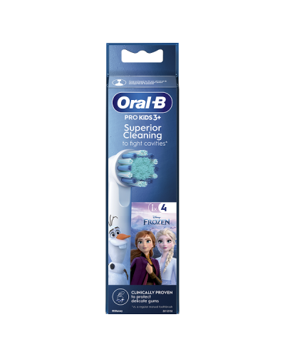 ORAL-B KIDS PRO ΑΝΤΑΛΛΑΚΤΙΚΕΣ ΚΕΦΑΛΕΣ ΠΑΙΔΙΚΗΣ ΗΛΕΚΤΡΙΚΗΣ ΟΔΟΝΤΟΒΟΥΡΤΣΑΣ FROZEN 4τμχ