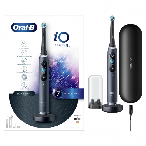 ORAL-B iO SERIES 9 MAGNETIC BLACK ONYX ΗΛΕΚΤΡΙΚΗ ΟΔΟΝΤΟΒΟΥΡΤΣΑ ΜΑΥΡΗ 1τμχ