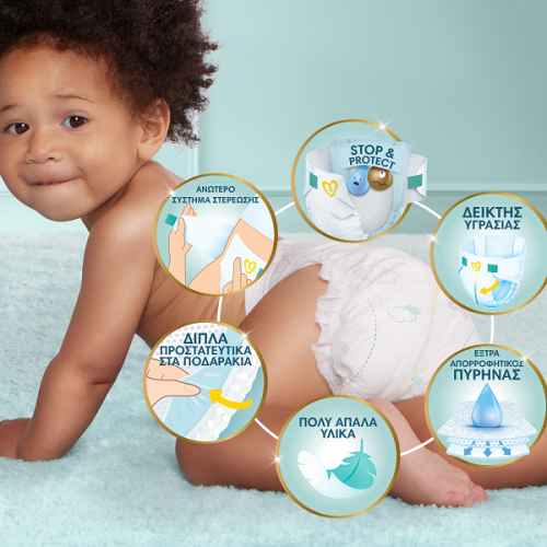 PAMPERS PREMIUM CARE ΠΑΝΕΣ No 7 (15+kg) 108τμχ MONTHLY PACK