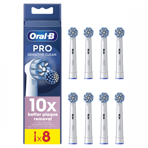 ORAL-B PRO SENSITIVE CLEAN ΑΝΤΑΛΛΑΚΤΙΚΕΣ ΚΕΦΑΛΕΣ ΗΛΕΚΤΡΙΚΗΣ ΟΔΟΝΤΟΒΟΥΡΤΣΑΣ 8τμχ