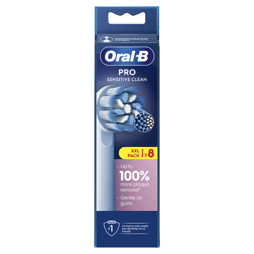 ORAL-B PRO SENSITIVE CLEAN ΑΝΤΑΛΛΑΚΤΙΚΕΣ ΚΕΦΑΛΕΣ ΗΛΕΚΤΡΙΚΗΣ ΟΔΟΝΤΟΒΟΥΡΤΣΑΣ 8τμχ