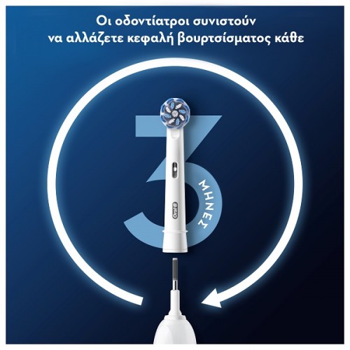 ORAL-B PRO SENSITIVE CLEAN ΑΝΤΑΛΛΑΚΤΙΚΕΣ ΚΕΦΑΛΕΣ ΗΛΕΚΤΡΙΚΗΣ ΟΔΟΝΤΟΒΟΥΡΤΣΑΣ 8τμχ