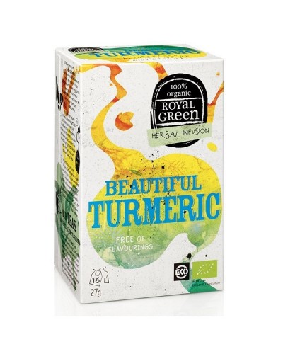 ROYAL GREEN HERBAL INFUSION BEAUTIFUL TURMERIC 16 φακελάκια