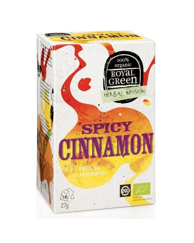 ROYAL GREEN HERBAL INFUSION SPICY CINNAMON 16 φακελάκια