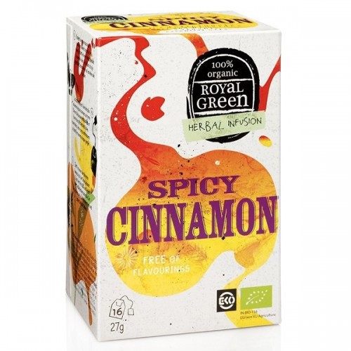 ROYAL GREEN HERBAL INFUSION SPICY CINNAMON 16 φακελάκια