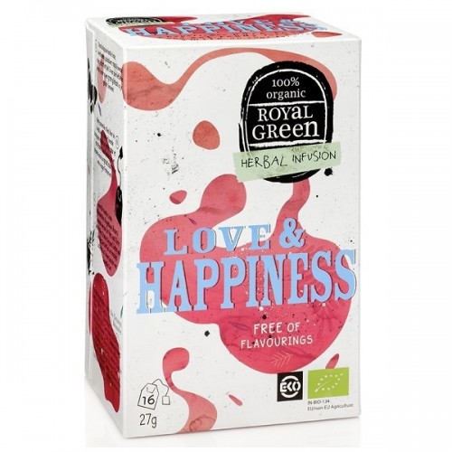 ROYAL GREEN HERBAL INFUSION LOVE & HAPPINESS 16 φακελάκια