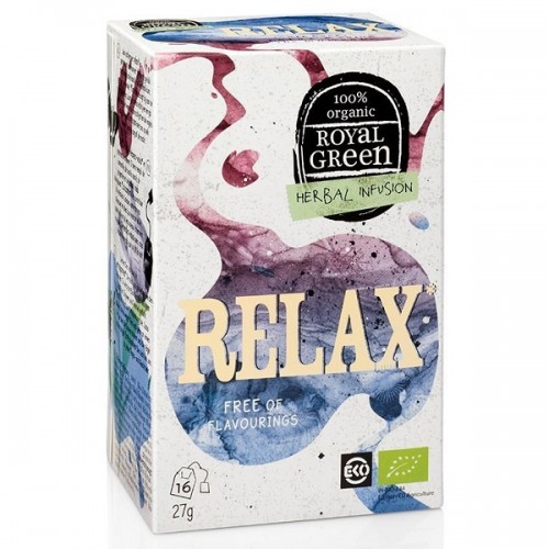 ROYAL GREEN HERBAL INFUSION RELAX 16 φακελάκια