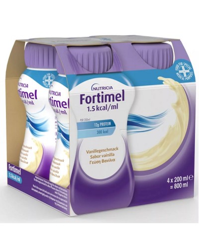 NUTRICIA FORTIMEL 1 5 kcal VANILIA 4x200ml