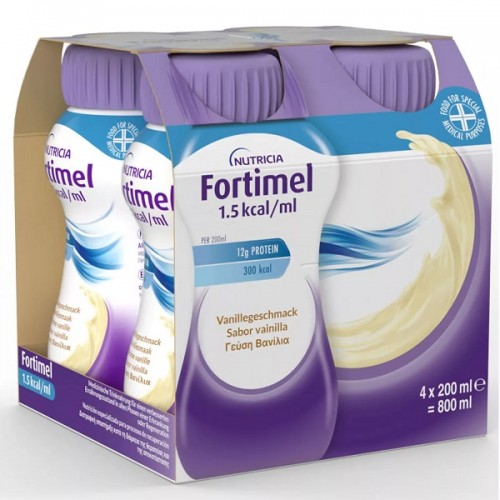 NUTRICIA FORTIMEL 1.5 kcal VANILIA 4x200ml