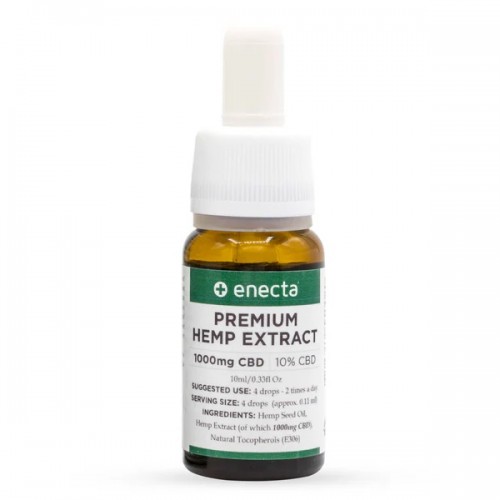 ENECTA PREMIUM HEMP EXTRACT 10% CBD 1000mg 10ml