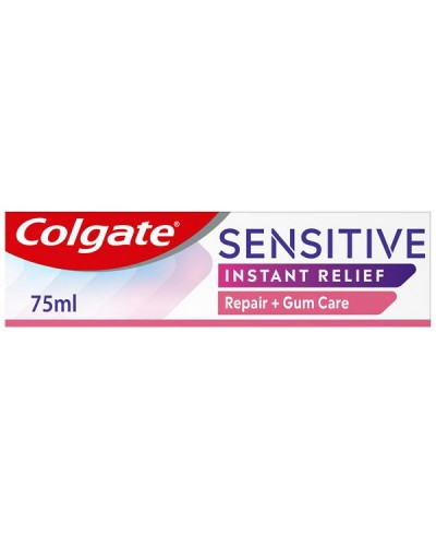 COLGATE SENSITIVE INSTANT RELIEF REPAIR + GUM CARE ΟΔΟΝΤΟΚΡΕΜΑ ΓΙΑ ΑΝΑΔΟΜΗΣΗ & ΠΡΟΣΤΑΣΙΑ ΟΥΛΩΝ 75ml