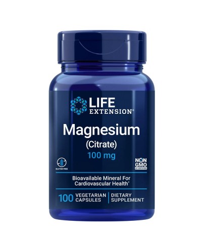 LIFE EXTENSION MAGNESIUM (CITRATE) 100mg 100Veg caps