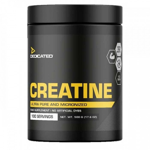 DEDICATED NUTRITION PURE MICRONIZED CREATINE MONOHYDRATE 500g 