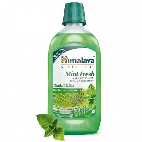 HIMALAYA MOUTHWASH MINT FRESH 450ml