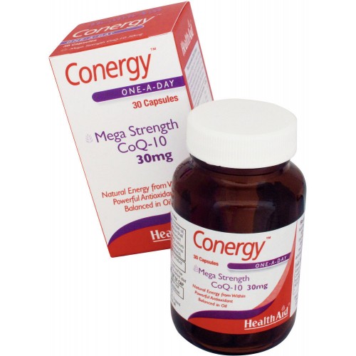 HEALTH AID CONERGY CO Q10 30MG 90CAPS