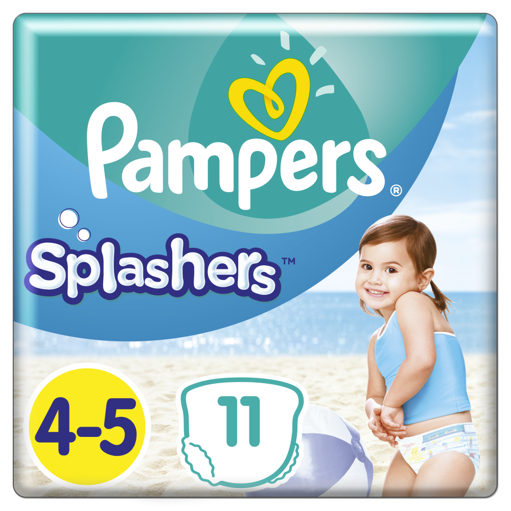 PAMPERS SPLASHERS ΠΑΝΕΣ (11ΤΕΜ) ΜΕΓΕΘΟΣ 4-5 (9-15KG)