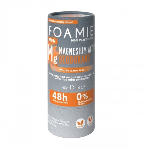 FOAMIE MEN POWER UP MAGNESIUM ACTIVE SOLID DEODORANT 40G