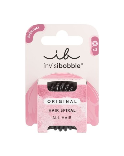 INVISIBOBBLE ORIGINAL TRUE BLACK ΛΑΣΤΙΧΑΚΙΑ ΜΑΛΛΙΩΝ 3τμχ