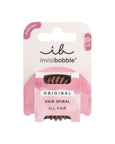 INVISIBOBBLE ORIGINAL PRETZEL BROWN ΛΑΣΤΙΧΑΚΙΑ ΜΑΛΛΙΩΝ 3τμχ