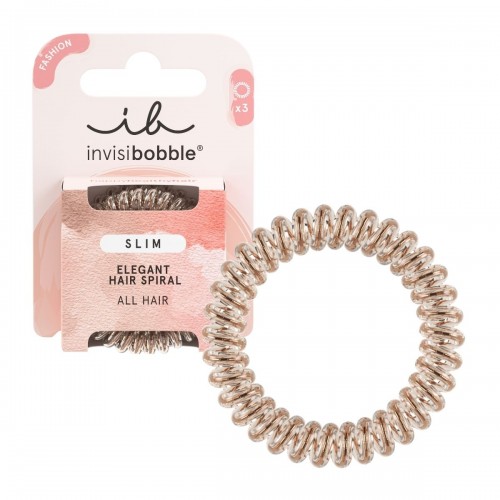 INVISIBOBBLE SLIM BRONZE ME PRETTY ΛΑΣΤΙΧΑΚΙΑ ΜΑΛΛΙΩΝ 3τμχ