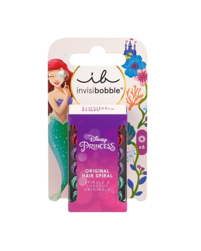 INVISIBOBBLE KIDS ORIGINAL DISNEY ΛΑΣΤΙΧΑΚΙΑ ΜΑΛΛΙΩΝ ARIEL 6τμχ