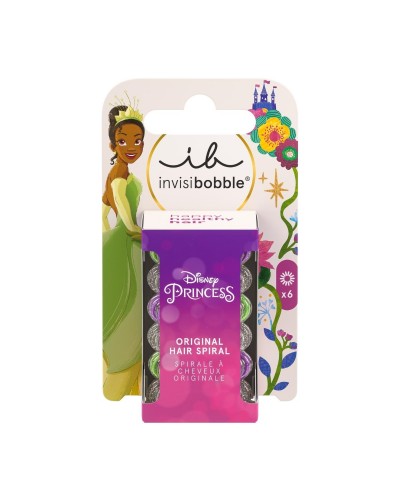 INVISIBOBBLE KIDS ORIGINAL DISNEY ΛΑΣΤΙΧΑΚΙΑ ΜΑΛΛΙΩΝ TIANA 6τμχ