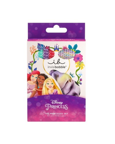 INVISIBOBBLE KIDS SET DISNEY ΛΑΣΤΙΧΑΚΙΑ ΜΑΛΛΙΩΝ THE PRINCESSES 7τμχ