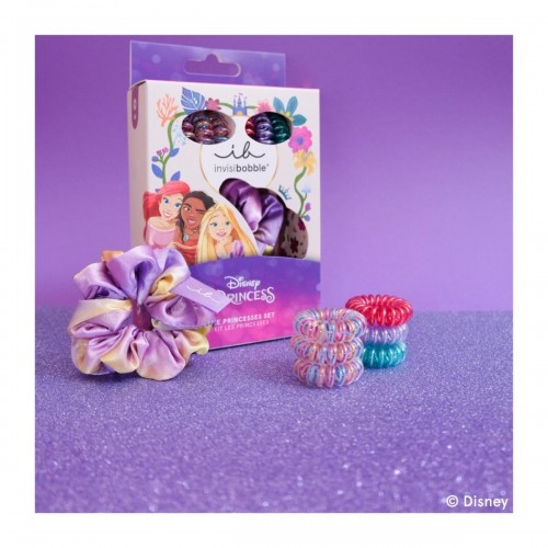 INVISIBOBBLE KIDS SET DISNEY ΛΑΣΤΙΧΑΚΙΑ ΜΑΛΛΙΩΝ THE PRINCESSES 7τμχ