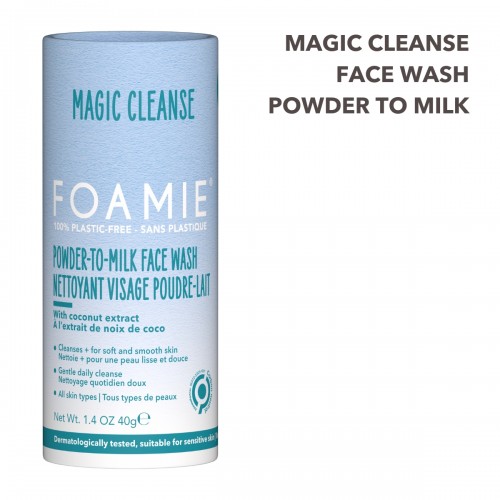 FOAMIE MAGIC CLEANSE POWDER TO MILK FACE CLEANSER 40G